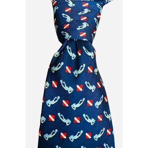 Diver Down 100% Silk Men’s Neck Tie by Alynn